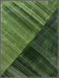 Green Stripes in Parallel Harmony II on Canvas