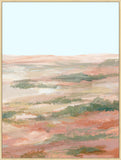 Serene Desert Landscape II on Canvas