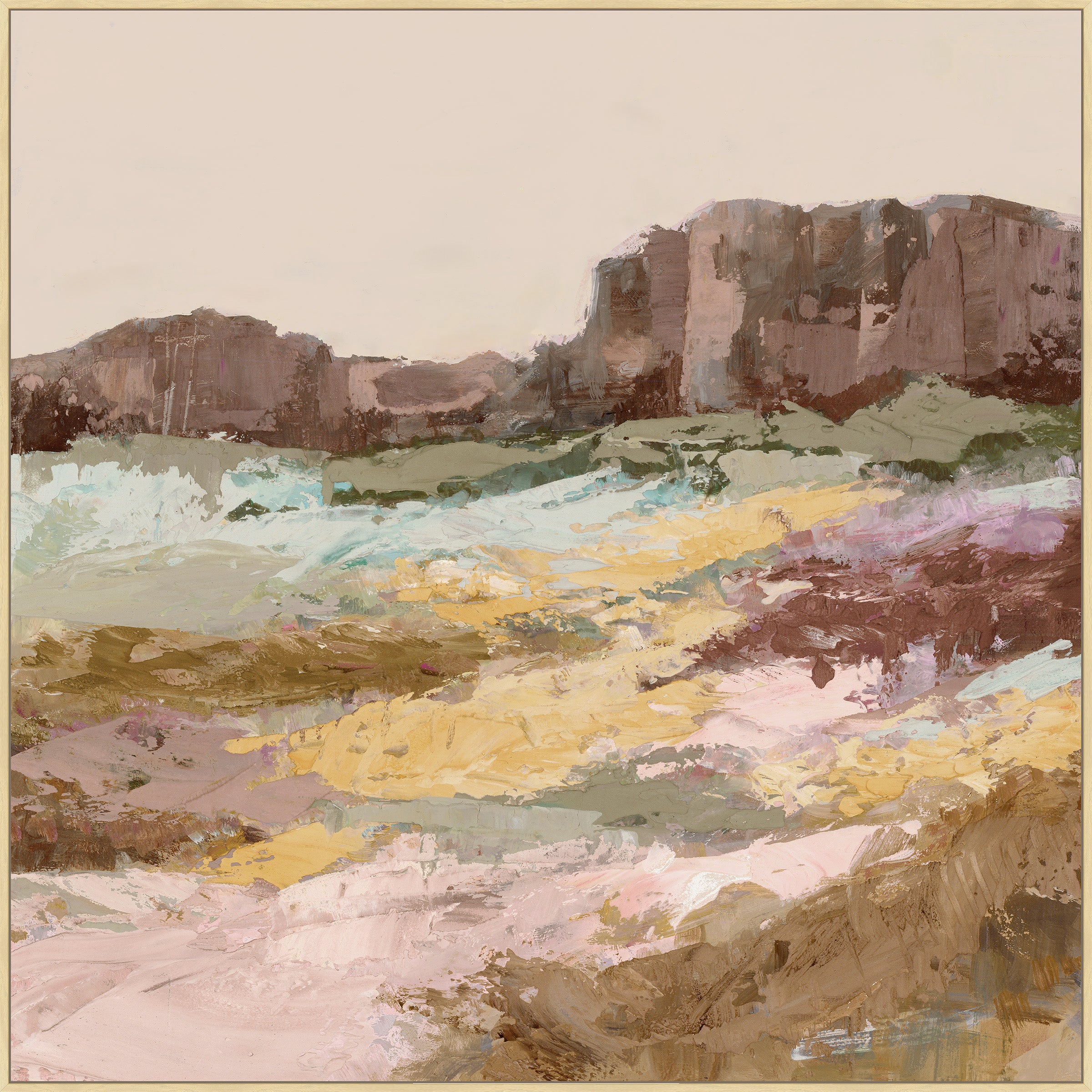 Desert Hues of Serenity on Canvas