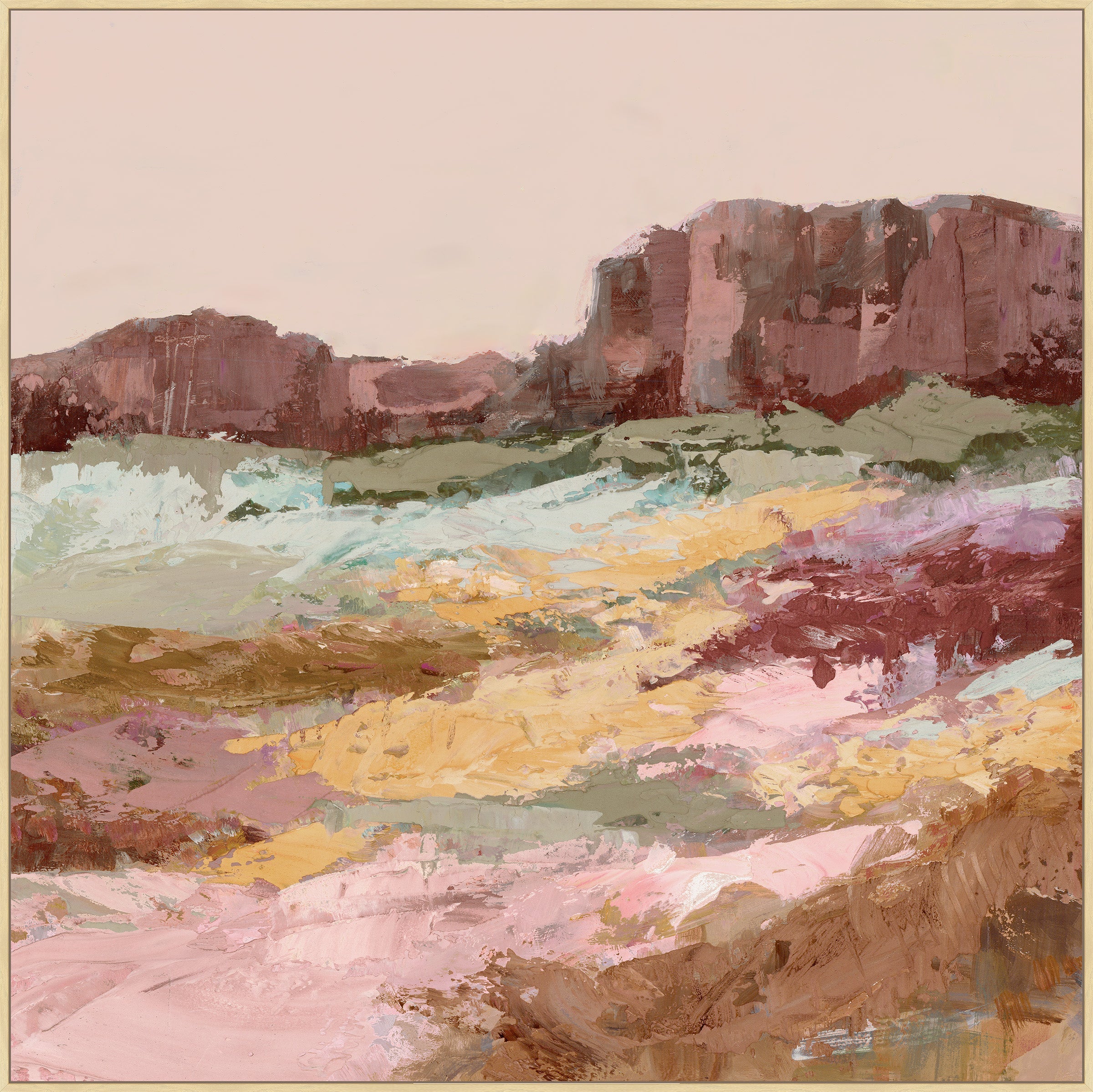 Desert Hues of Serenity on Canvas
