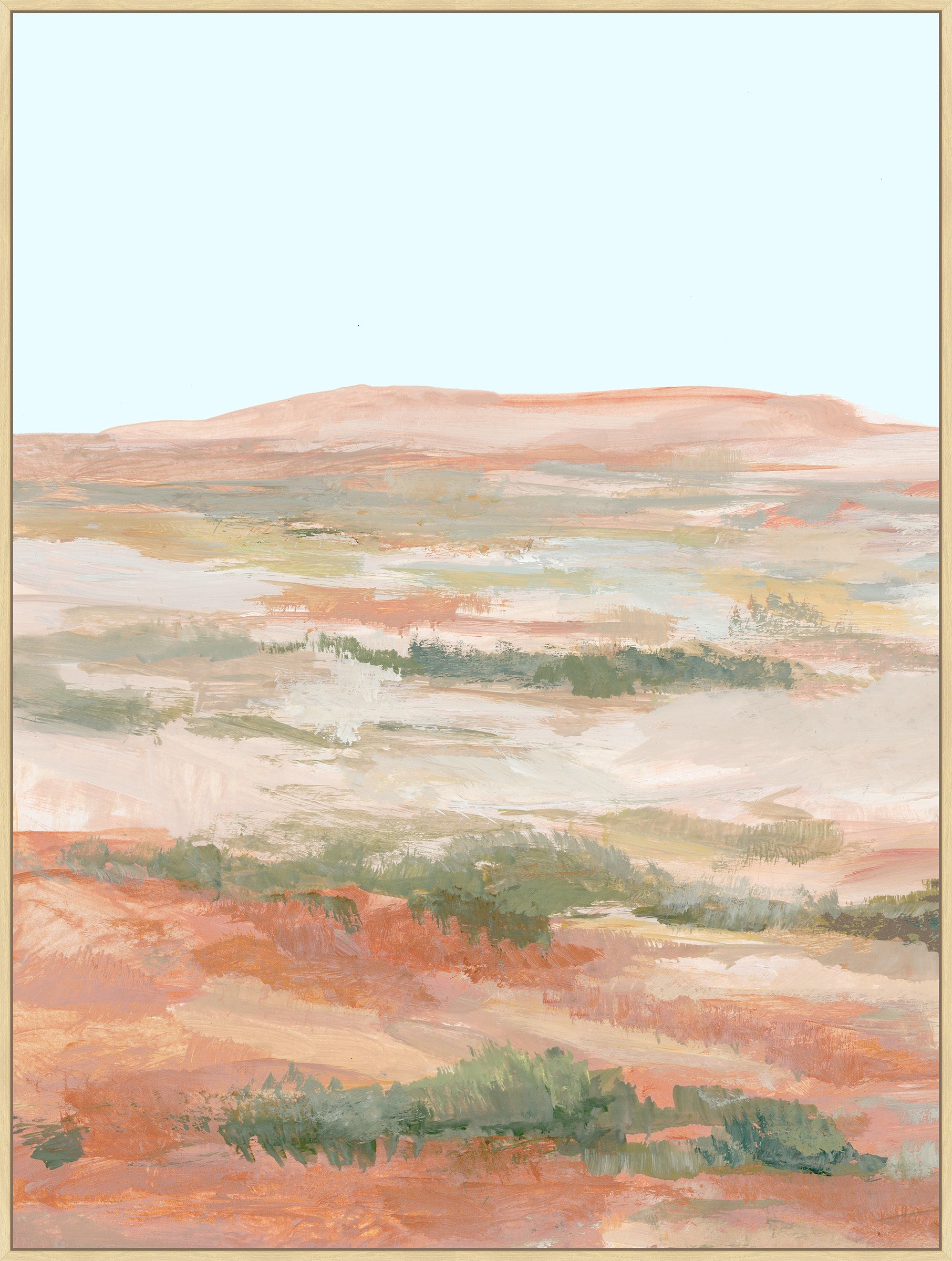 Serene Desert Landscape I on Canvas Grande