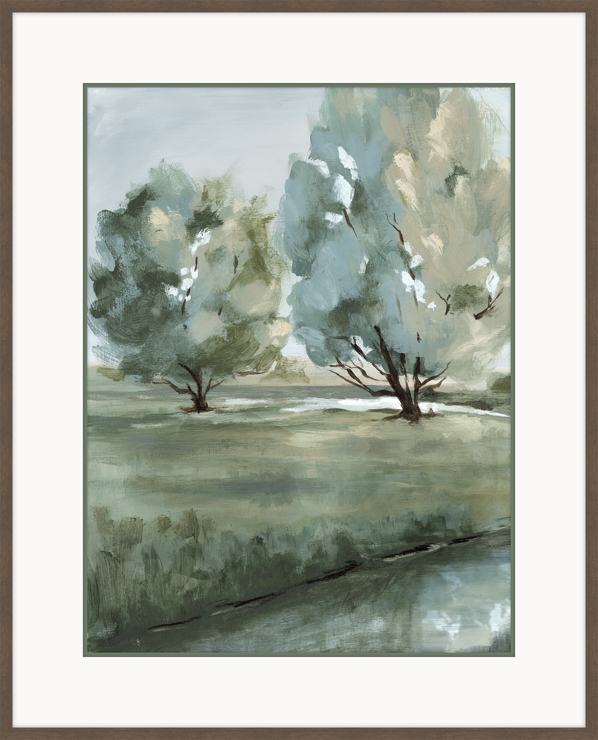 Trees in Gentle Breeze
