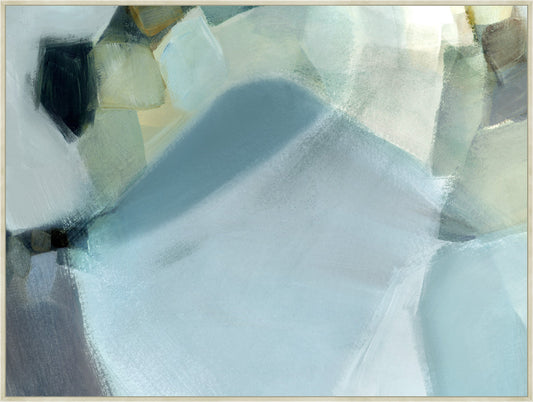 Serene Icy Landscape on Canvas Grande