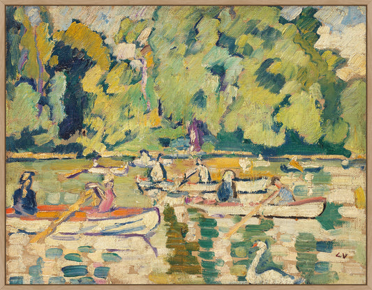 Barques au Bois Boulogne, 1938, Louis Valtat on Canvas