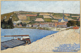 Les Andelys Cote d'Aval on Canvas