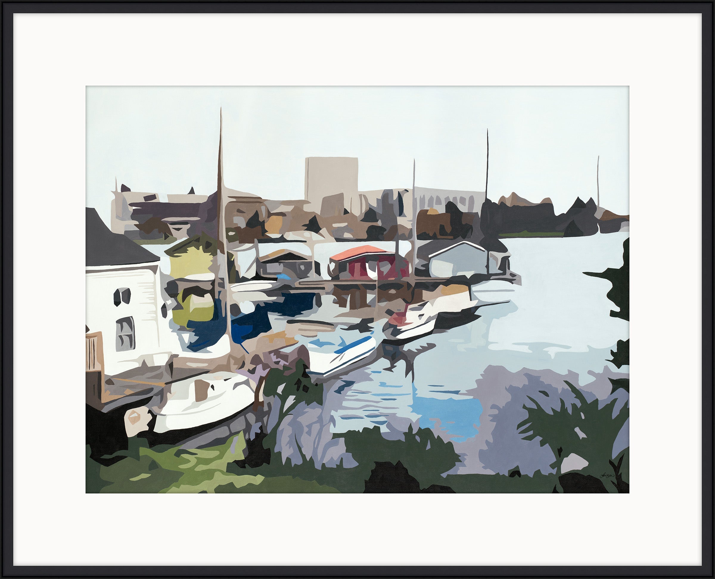 A Small Boathouse on Waters Edge