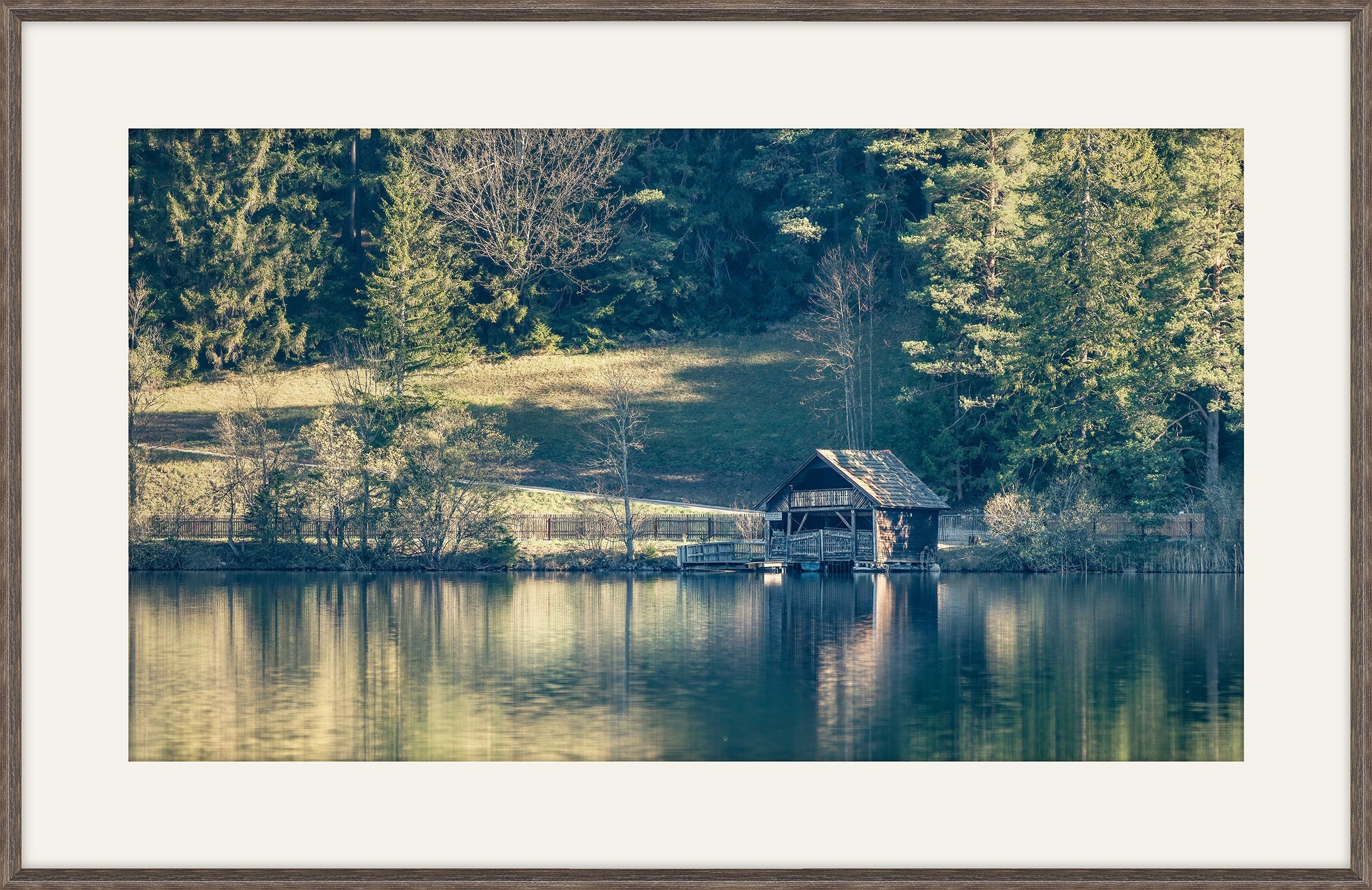 Boathouse on Forest Lake