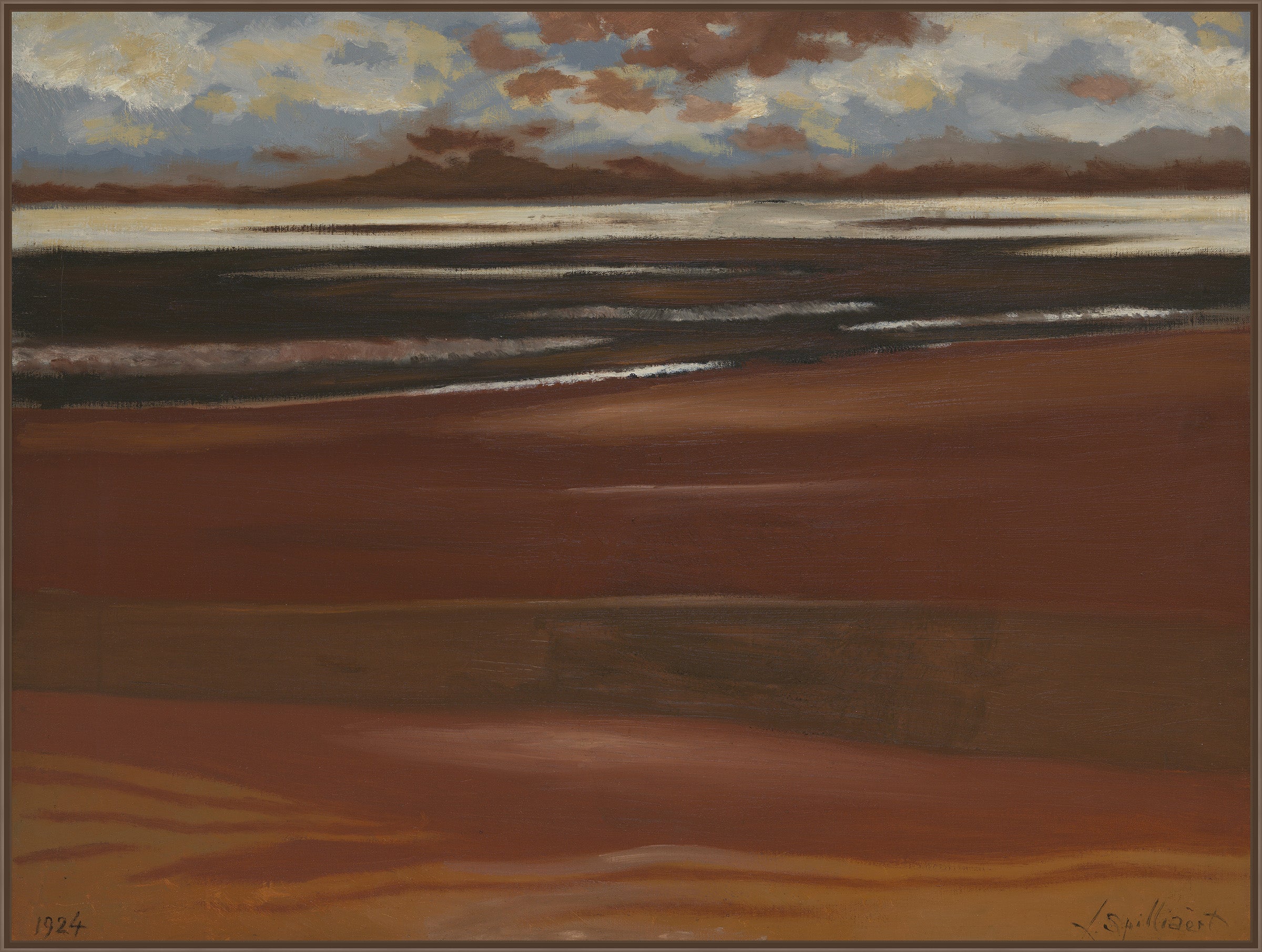 Marine, Leon Spilliaert, 1924 in Canvas