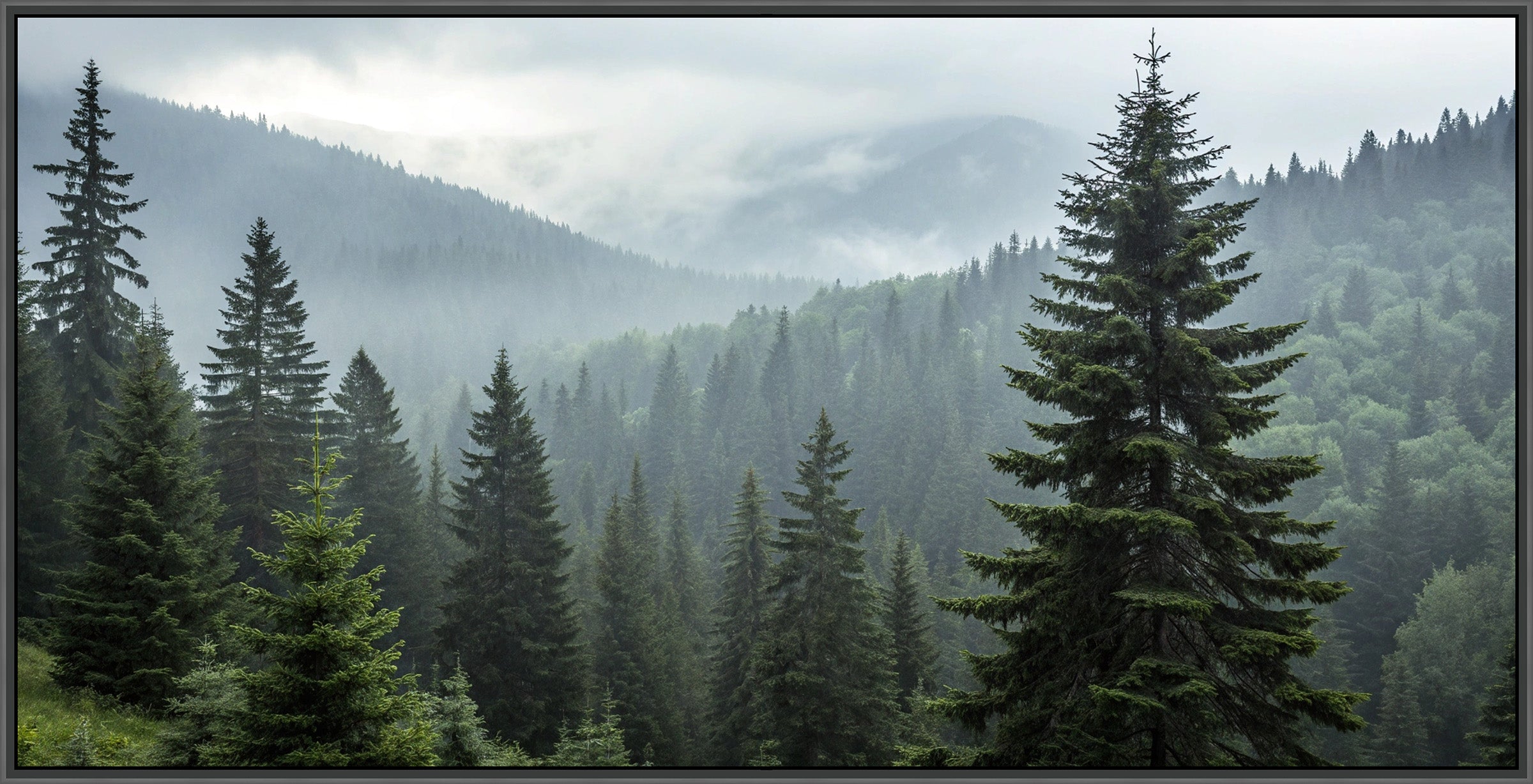 Misty Mountain Landscape