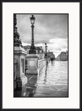 Pont Neuf Bridge in Paris on a Rainy Day