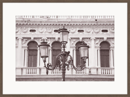 Lamppost in St. Marks Square, Venice