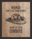Mamas Don't Let Your Babies Grow Up to be Cowboys