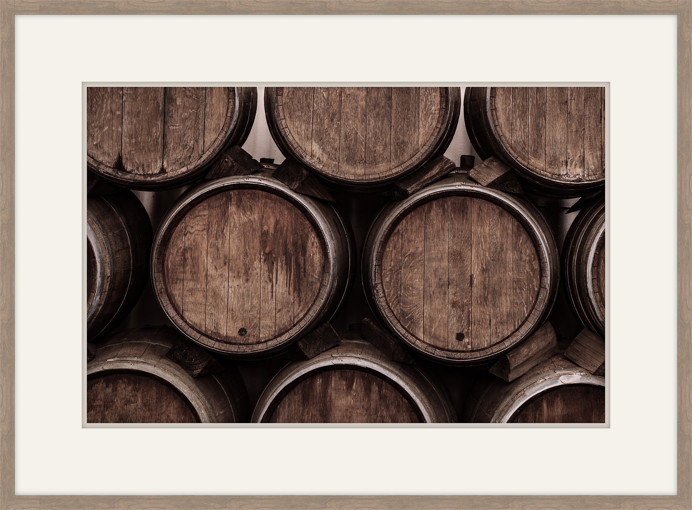 Barrels in Sepia