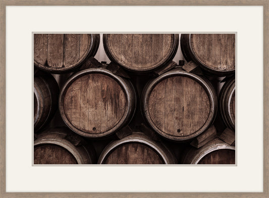 Barrels in Sepia