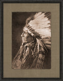 Portrait of American Horse, Sioux - Edward S. Curtis, 1906