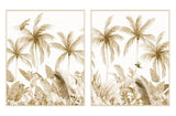 Palm Leaves Diptych (set of 2)