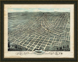 BIRD'S-EYE-VIEW OF ATLANTA - 1875