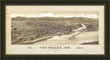 PANORAMIC THE DALLAS, OREGON - 1884