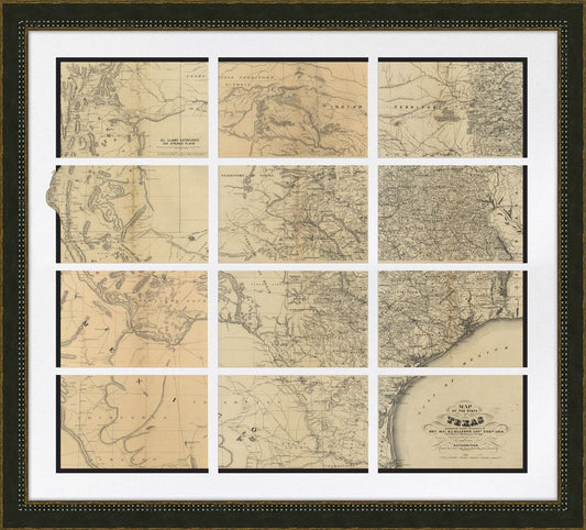 Map of the State of Texas - 1867