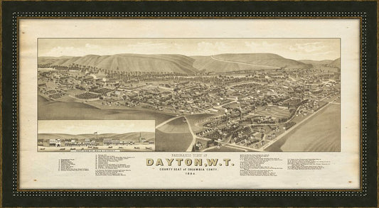 PANORAMIC VIEW OF DAYTON, COLUMBIA COUNTY