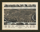 BIRDSEYE FORT WORTH, TX - 1886