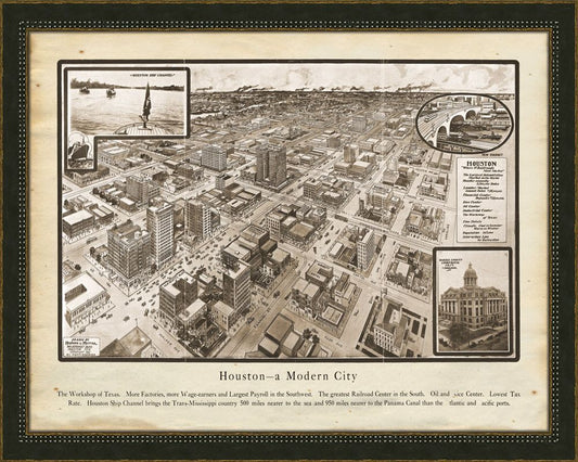 HOUSTON, MODERN CITY - 1912