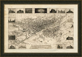 BIRD'S-EYE-VIEW OF THE CITY OF DENVER, COLORADO - 1881