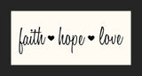 Faith, Hope, Love