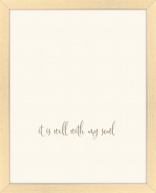 It is Well Within my Soul