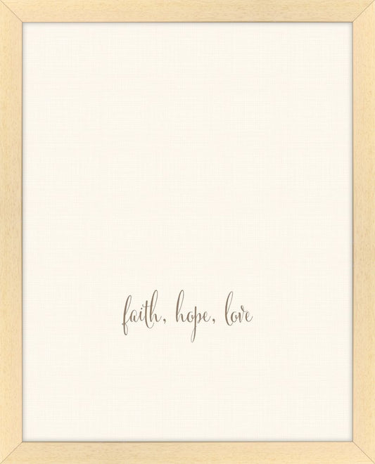 Faith, Hope, Love