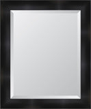 3 1/4" Matte Black Resin Frame Mirror