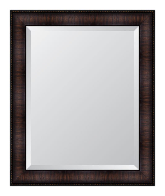 3" Walnut Resin Frame Mirror