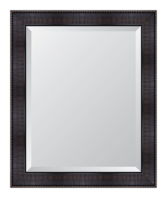 3" Espresso Resin Frame Mirror