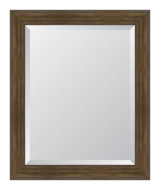 3" Walnut English Pine Resin Frame Mirror