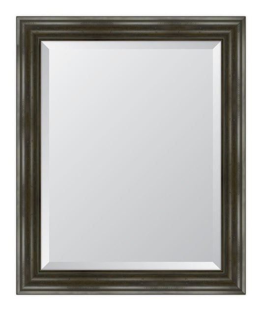 3" Grey English Pine Resin Frame Mirror