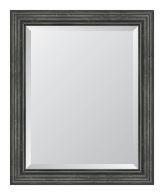 3" Black English Pine Resin Frame Mirror