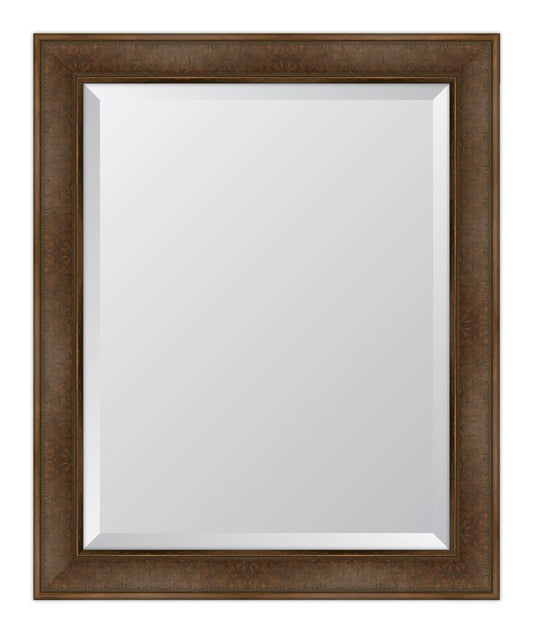 3" Walnut Resin Frame Mirror