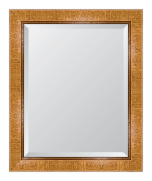 3" Natural Scoop Montalcino Resin Frame Mirror