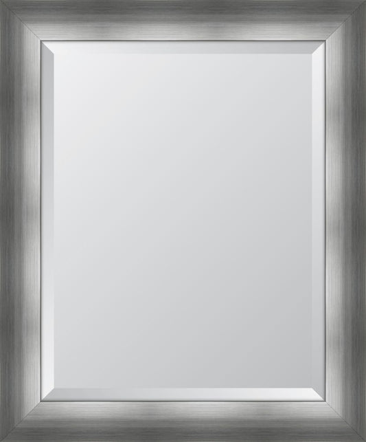 3 1/4" Chrome Silver Resin Frame Mirror