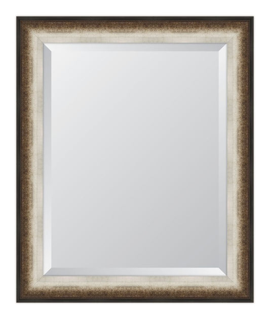 3 1/4" Silver/Black Radiant Swan Resin Frame Mirror