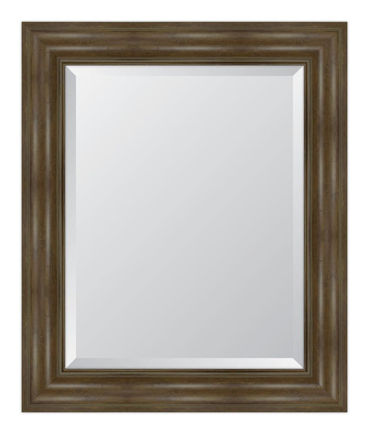 4" Walnut English Pine Resin Frame Mirror