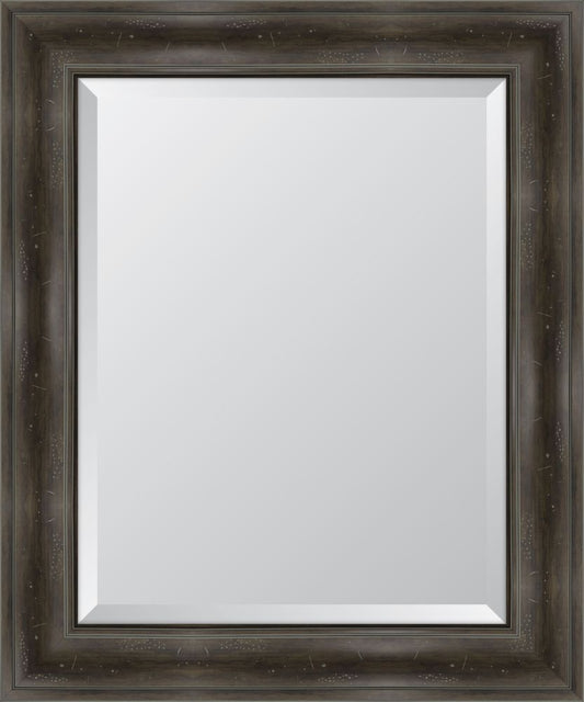 4" Grey English Pine Resin Frame Mirror