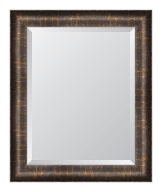 3 1/2" Gold Oxido Resin Frame Mirror