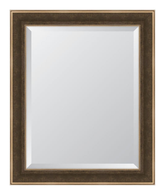 3 1/4" Charcoal Bead Napa Resin Frame Mirror