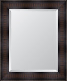 4" Walnut Resin Frame Mirror