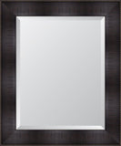 4" Espresso Resin Frame Mirror