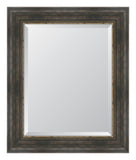 4 1/4" Bronze Bead Resin Frame Mirror
