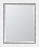 3" Flat White with Silver panel