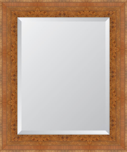 Wide Pecan Burl Mirror