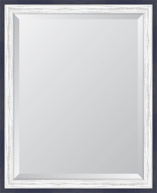 French Blue and White Mirror